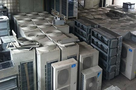 郴州北湖鲁塘模具铁回收,空调制冷设备回收 